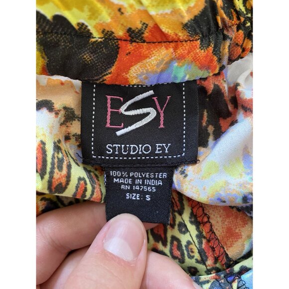 ESY Studio Womens Skirt Small maxi polyester aline pull on elastic - Picture 6 of 7